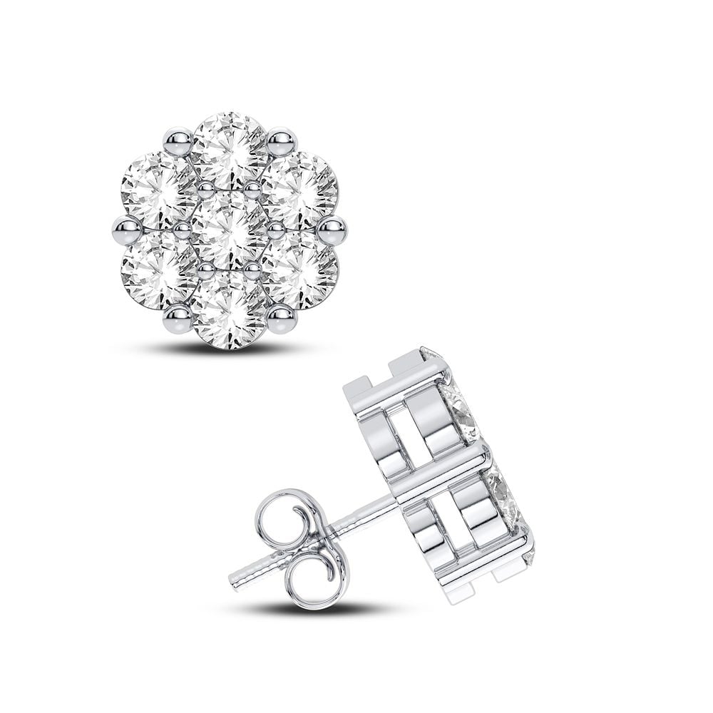 14K 2.00CT Diamond Earring