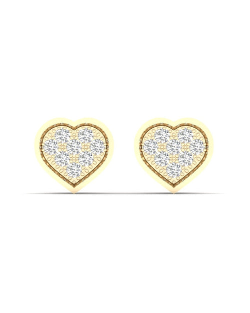 10K 0.05CT Diamond Earring
