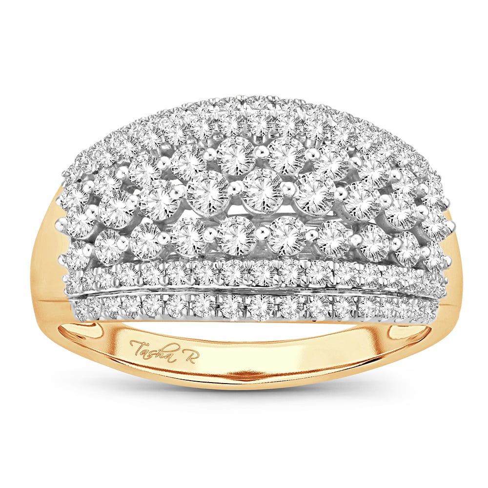 14K 2.00ct Diamond Band
