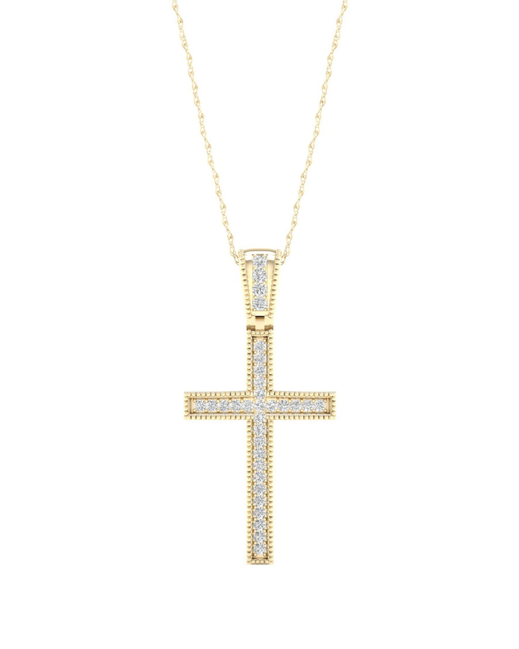 10K 0.10CT Diamond Pendant