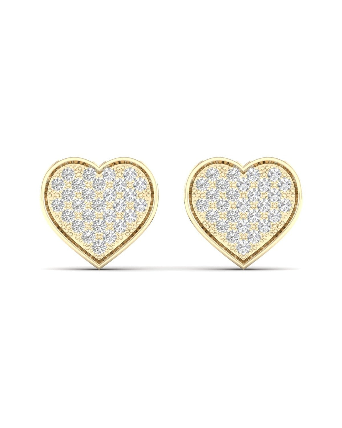 10K 0.15CT Diamond Earring