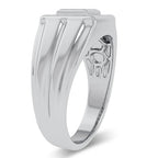 14K 0.50CT DIAMOND MENS RING