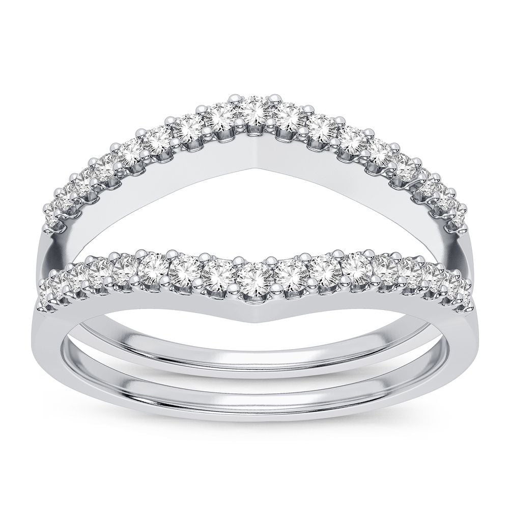 14K 0.25CT Diamond Ring Guard