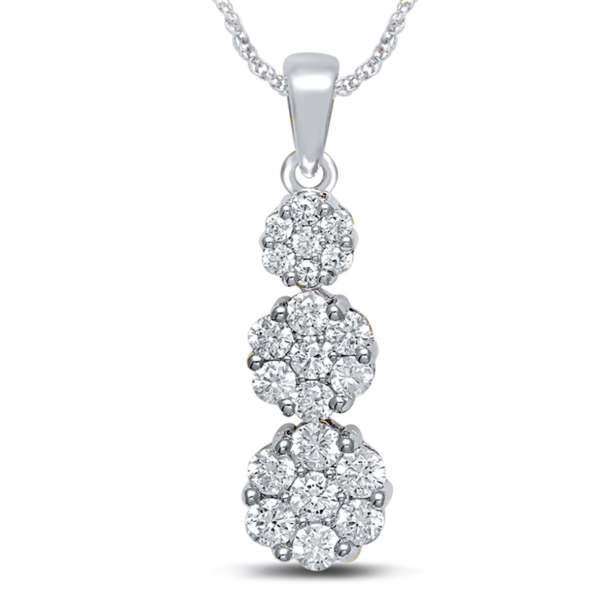 14K 1.50CT Diamond Pendant