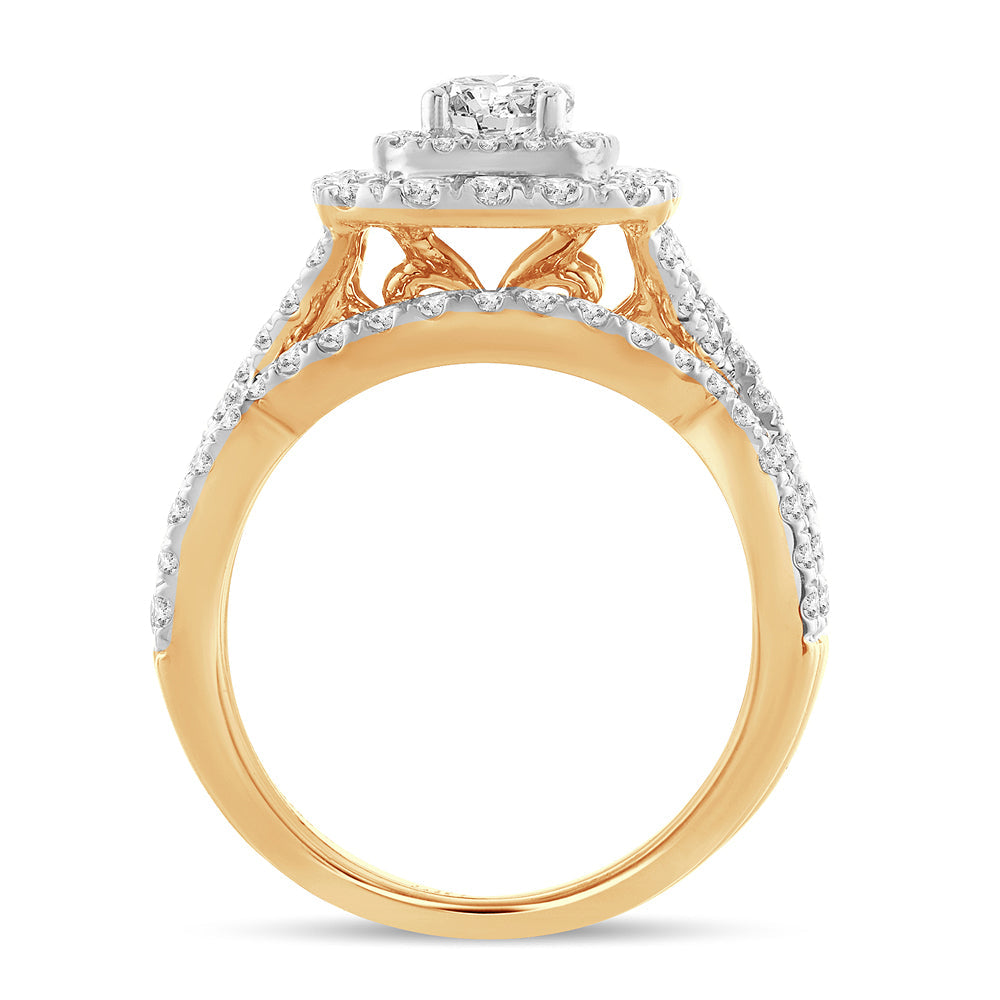 14K 2.00CT Diamond BRIDAL RING (New Arrival)