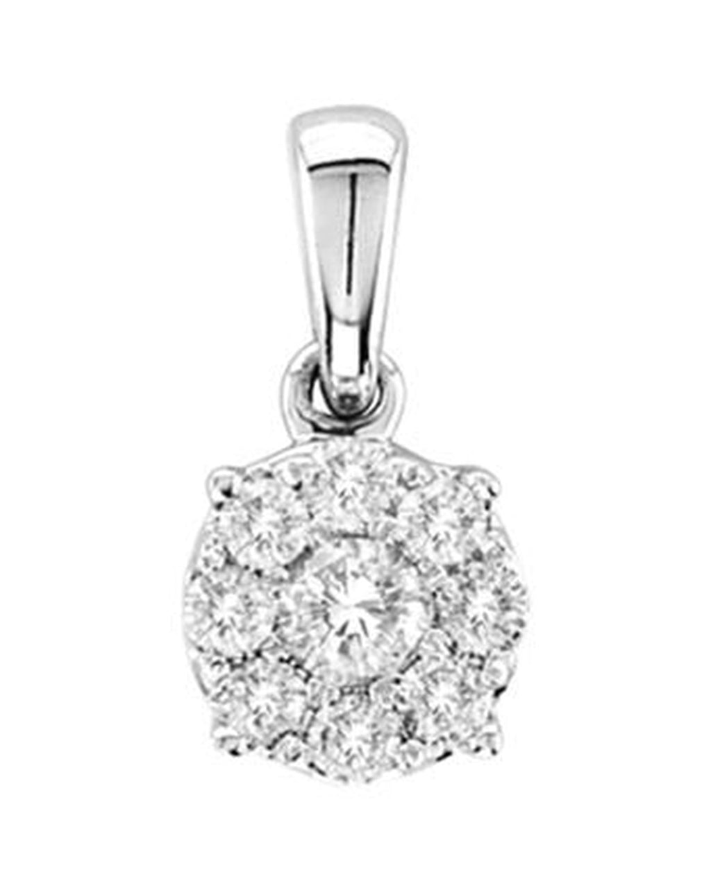 14K 0.33CT Diamond Pendant