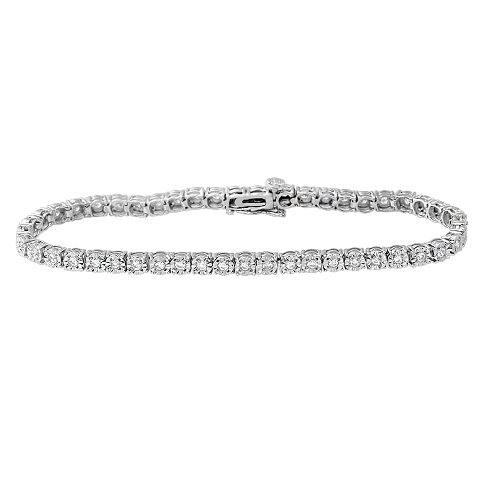 10K 1.00ct Diamond Bracelet