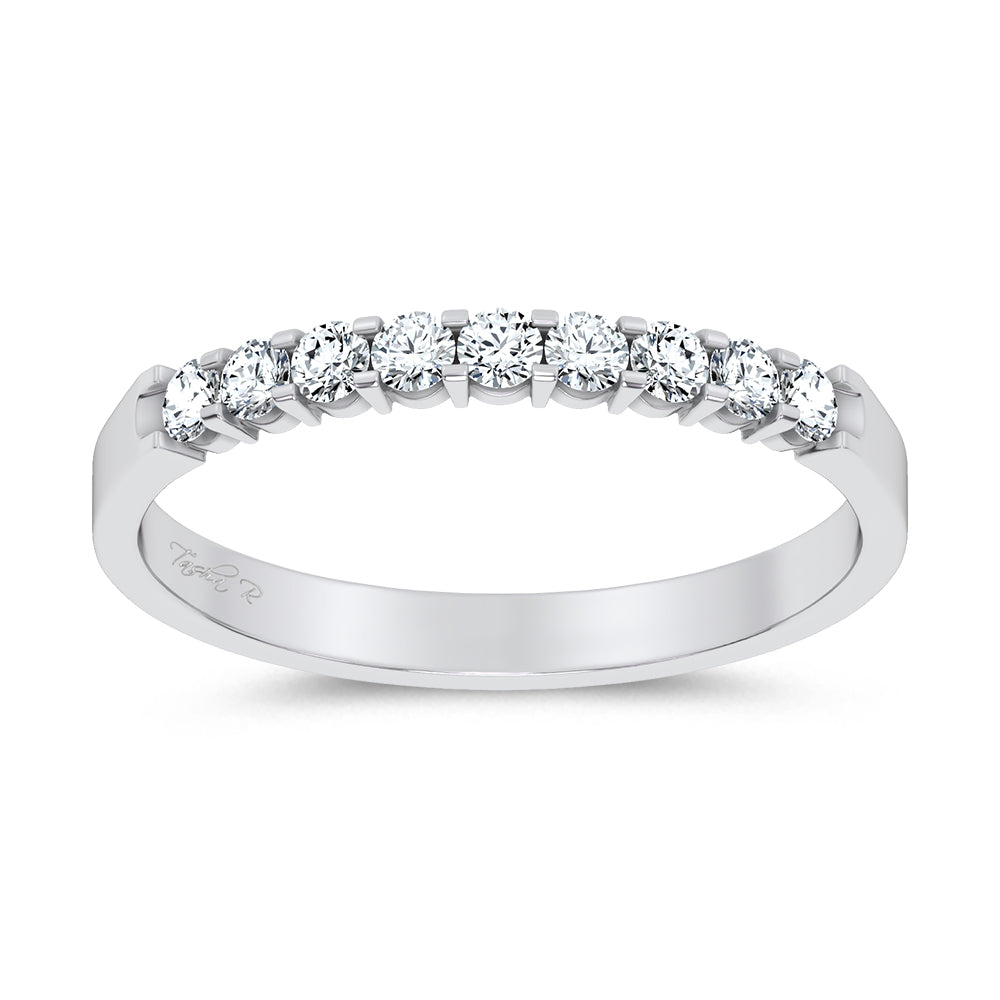 14K 0.27Ct Diamond Band (9 Diamond Stones)