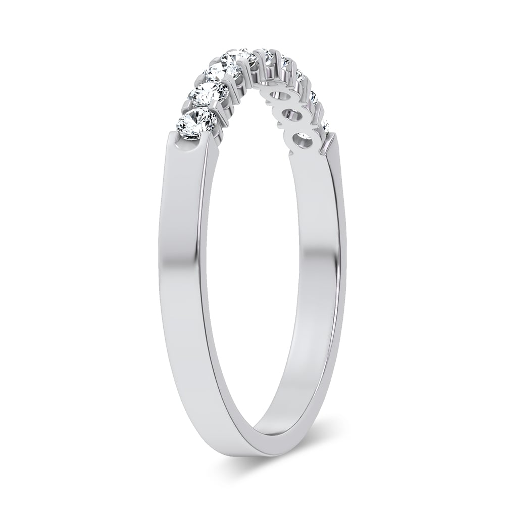 14K 0.27Ct Diamond Band (9 Diamond Stones)