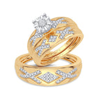 14K 0.33CT Diamond Trio Set