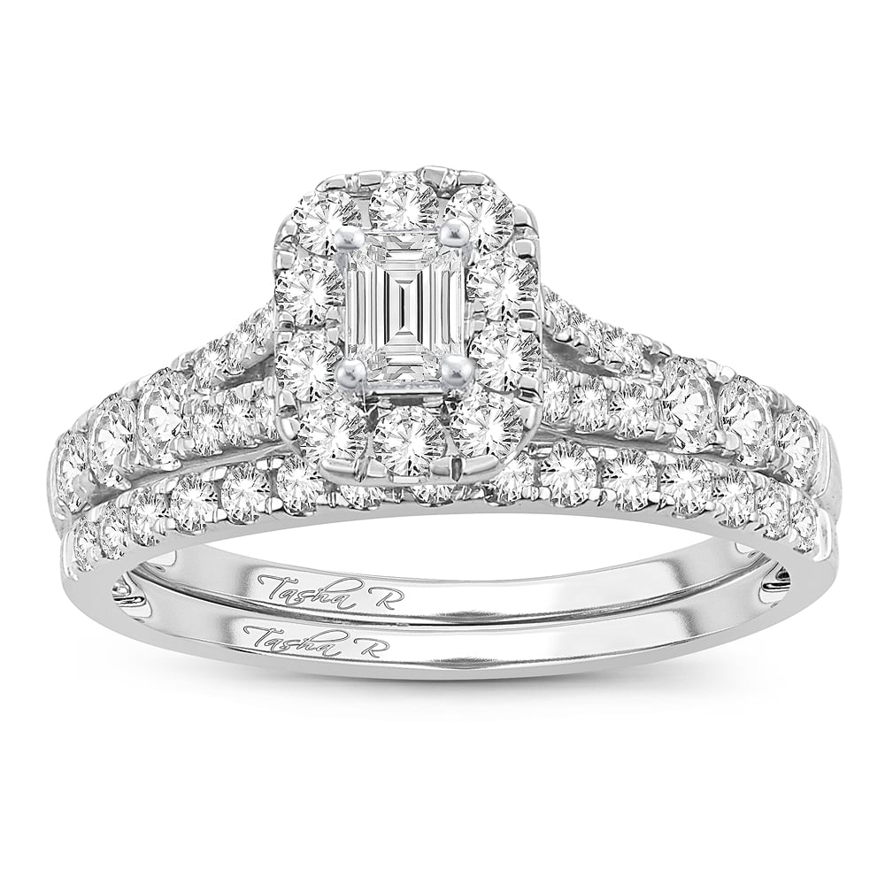 14K 1.00CT Fancy Cut Bridal Ring (New Arrival)