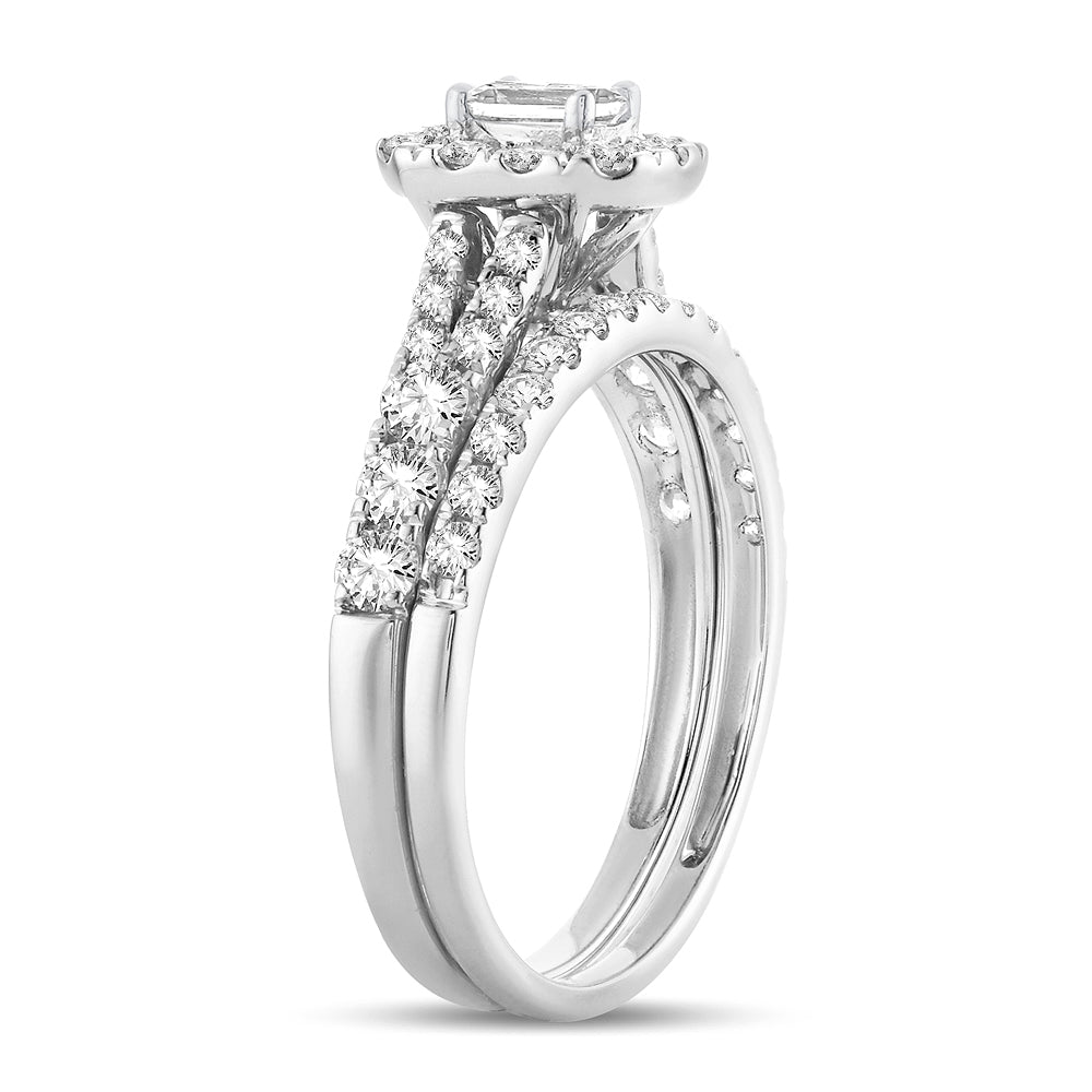 14K 1.00CT Fancy Cut Bridal Ring (New Arrival)
