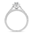 14K 1.00CT Fancy Cut Bridal Ring (New Arrival)