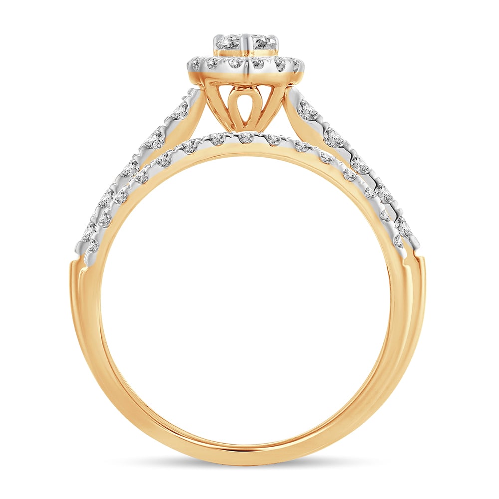 14K 1.00CT Diamond BRIDAL RING (New Arrival)