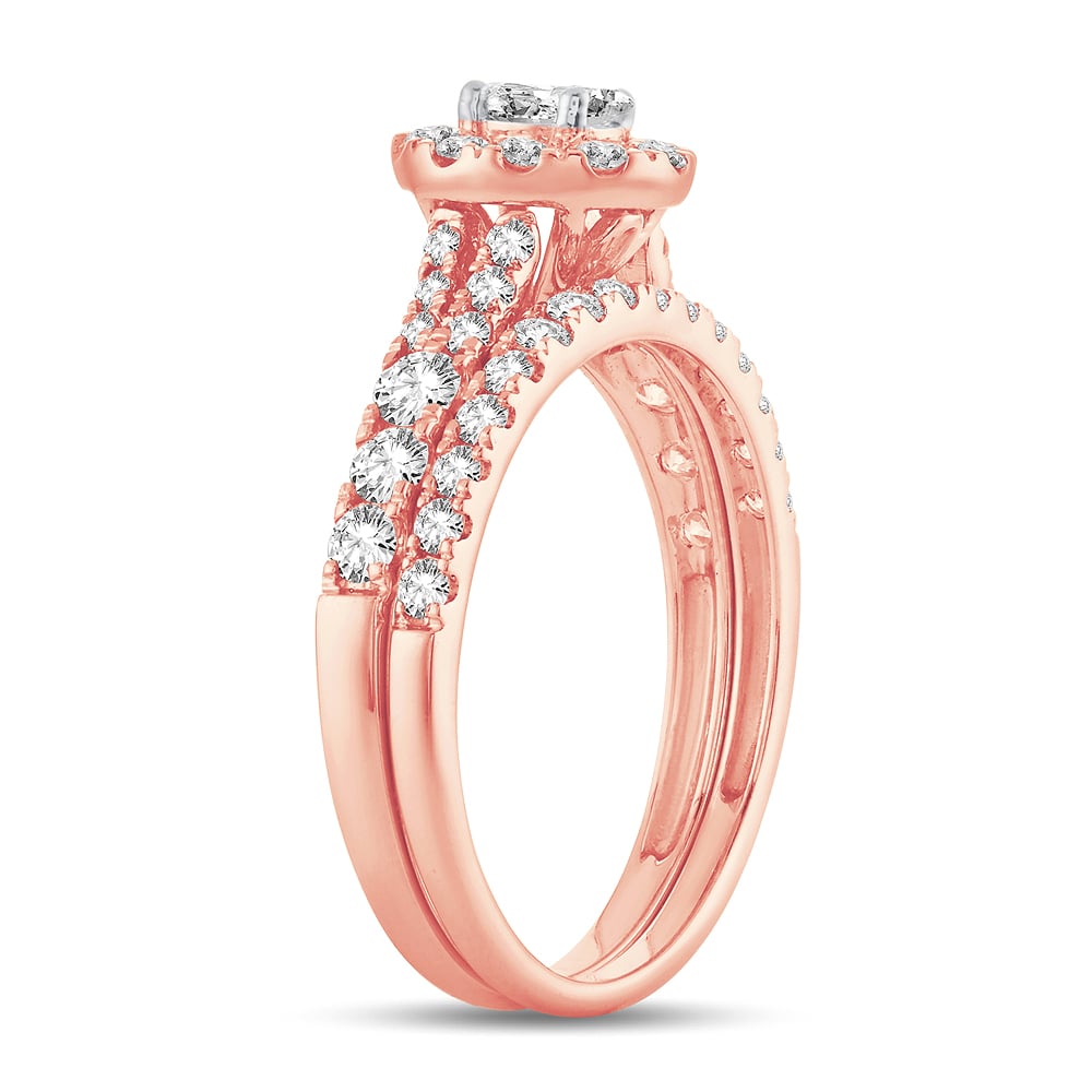 14K 1.00CT Fancy Cut Bridal Ring (New Arrival)