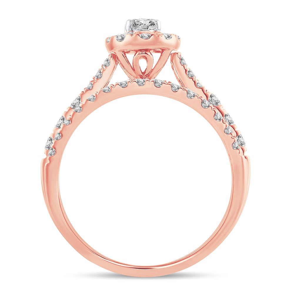 14K 1.00CT Fancy Cut Bridal Ring (New Arrival)