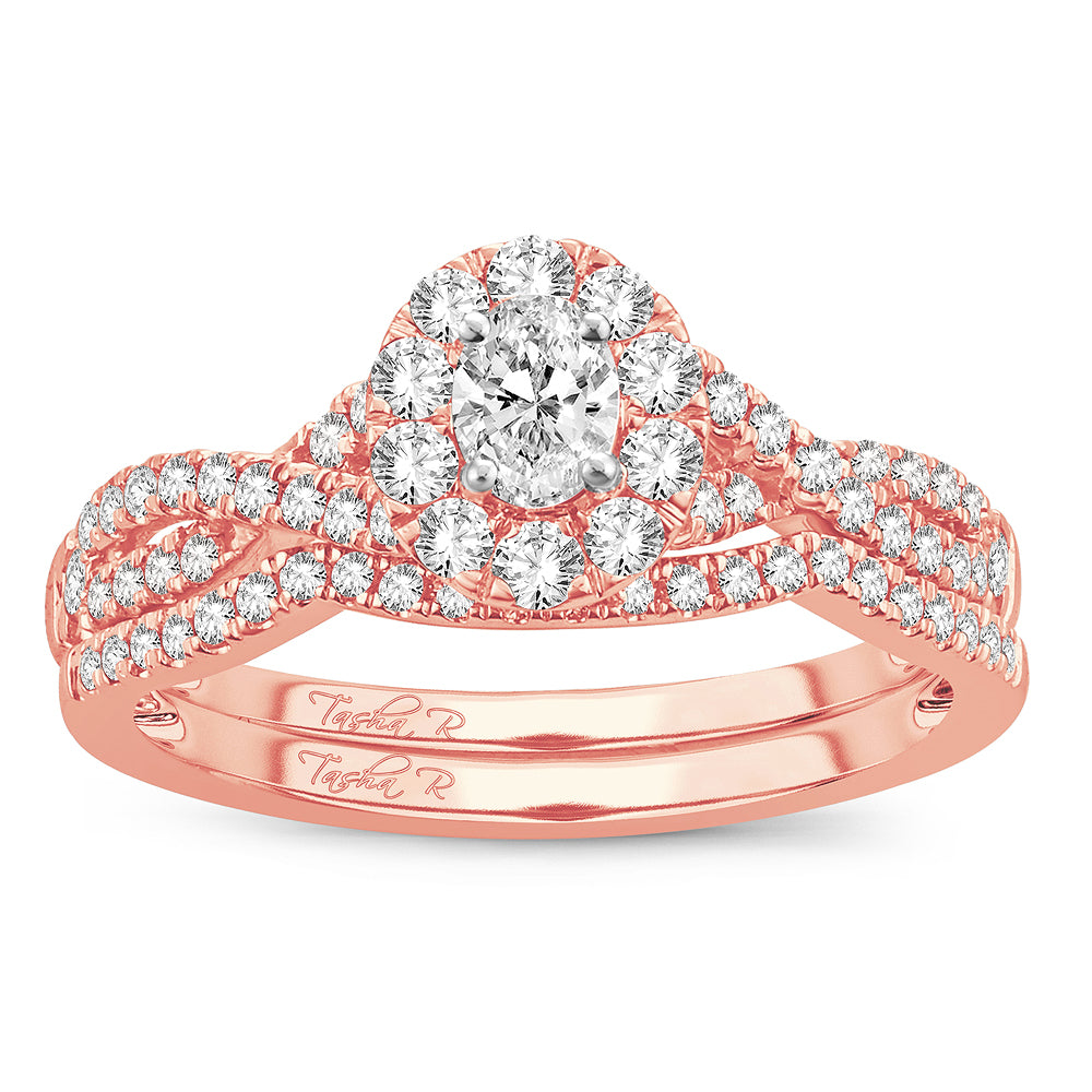 14K 0.75CT Diamond BRIDAL RING (New Arrival)