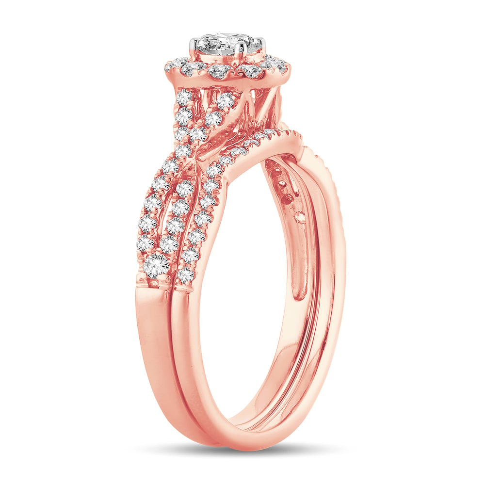 14K 0.75CT Diamond BRIDAL RING (New Arrival)