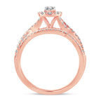 14K 0.75CT Diamond BRIDAL RING (New Arrival)