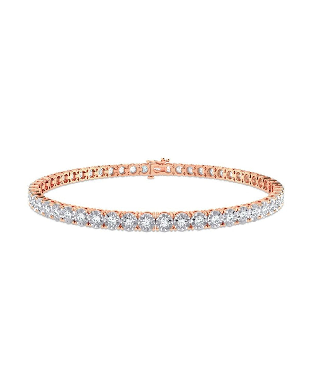 10K 1.00ct Diamond Bracelet