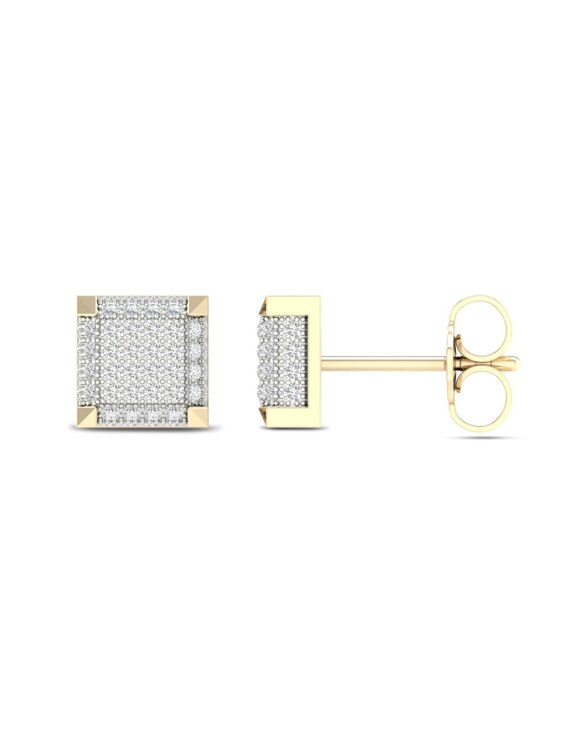 10K 0.33CT Diamond Earring