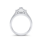14K 1.00CT Diamond Bridal Ring