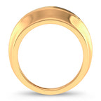 14K 0.25CT DIAMOND MEN'S BAND
