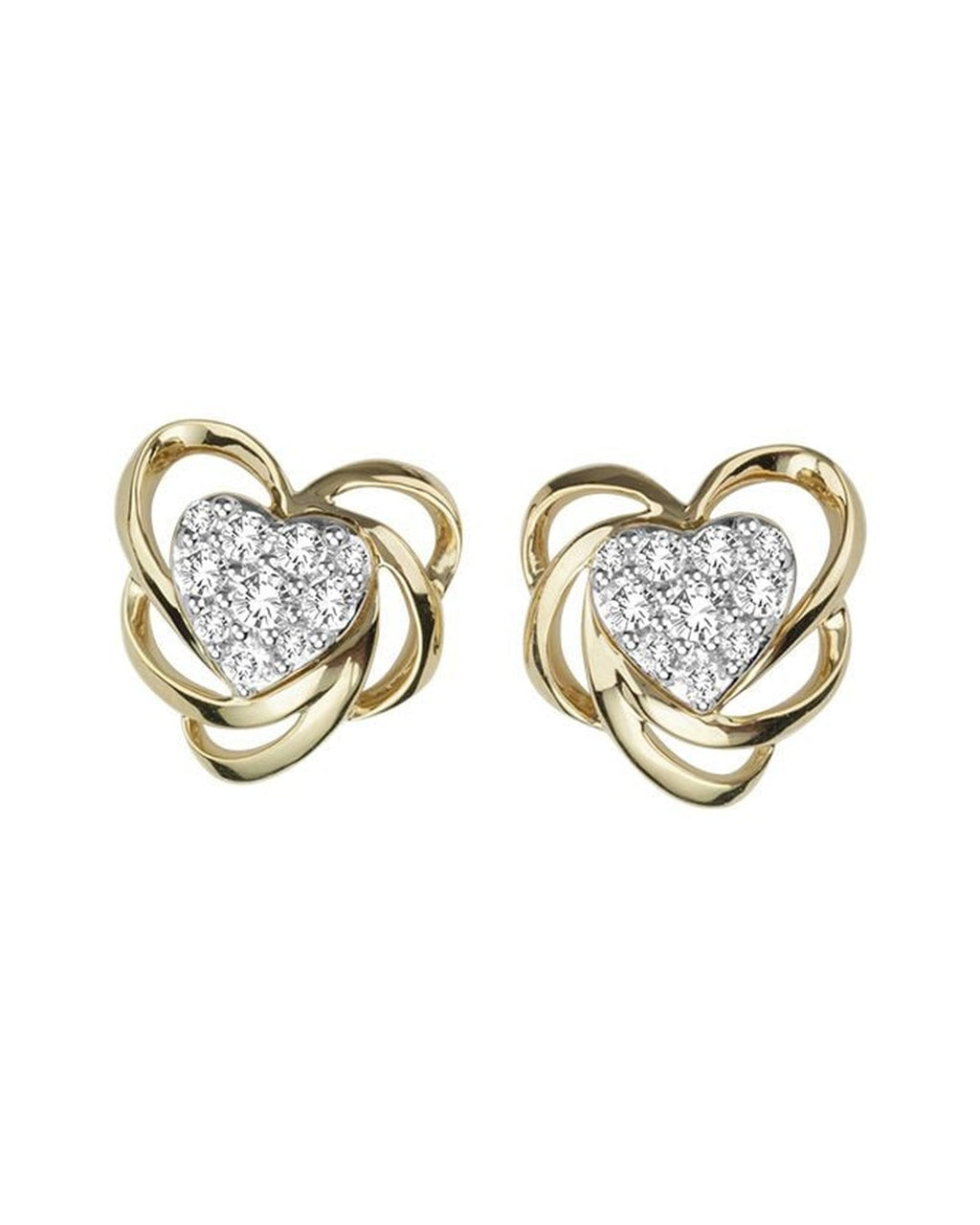 14K 0.33CT Diamond Earring