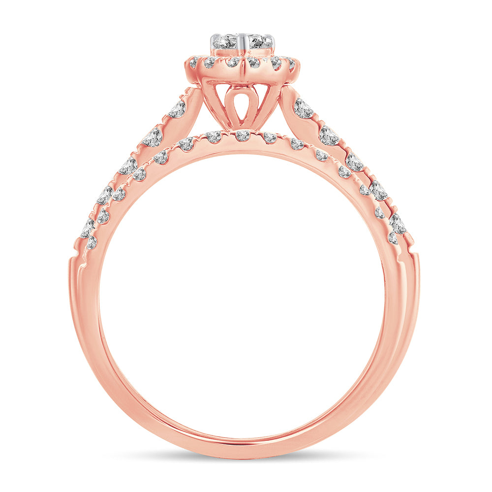 14K 1.00CT Diamond BRIDAL RING (New Arrival)