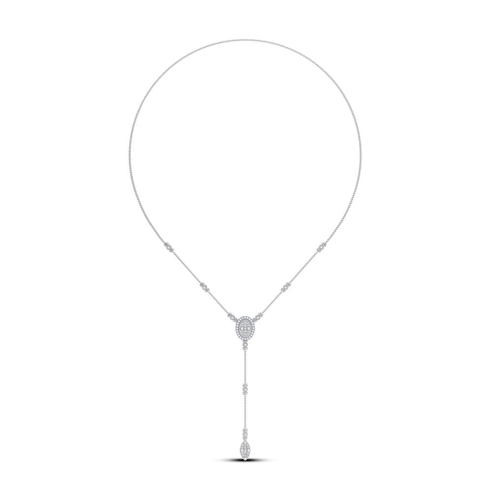 14K 0.90CT DIAM NECKLACE