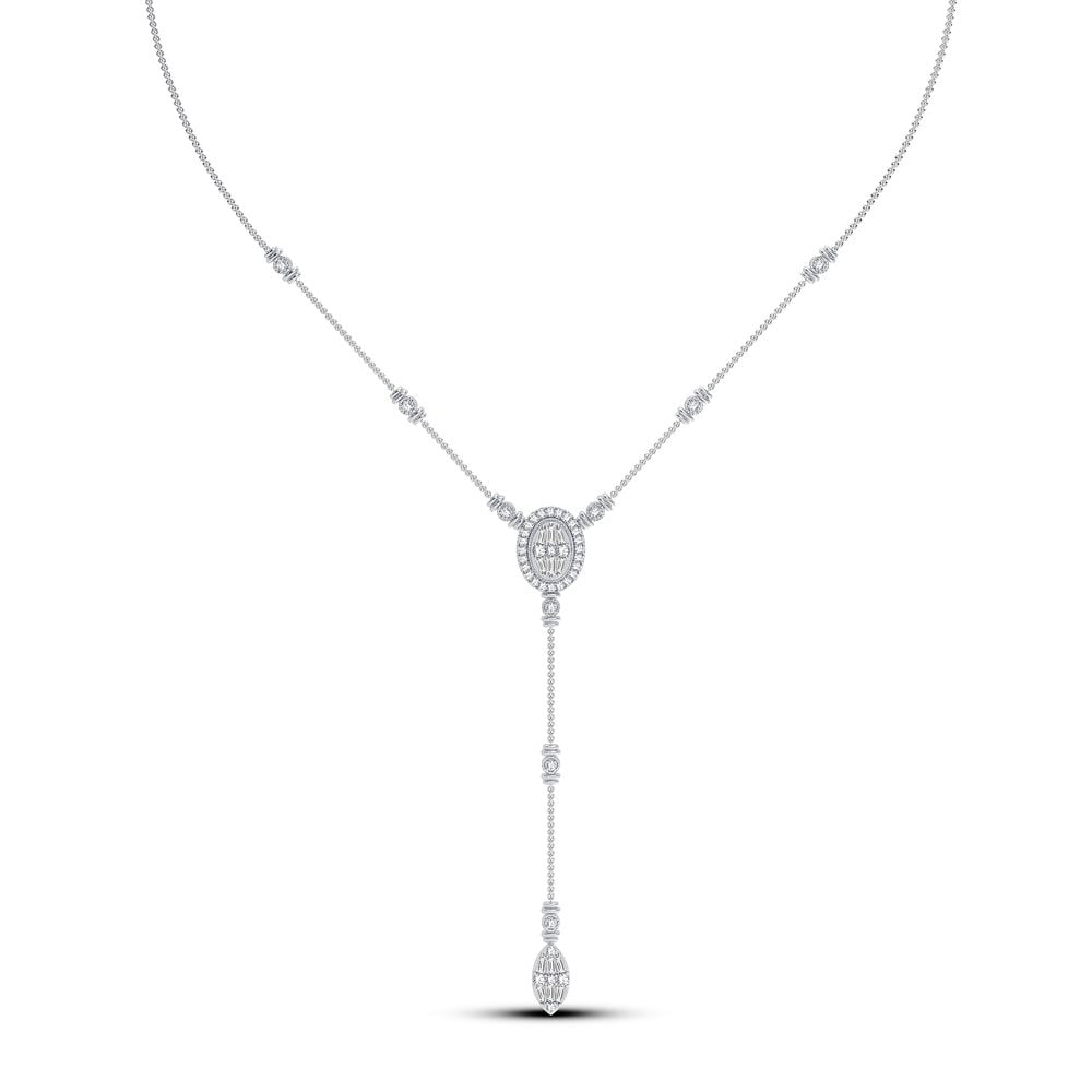 14K 0.90CT DIAM NECKLACE