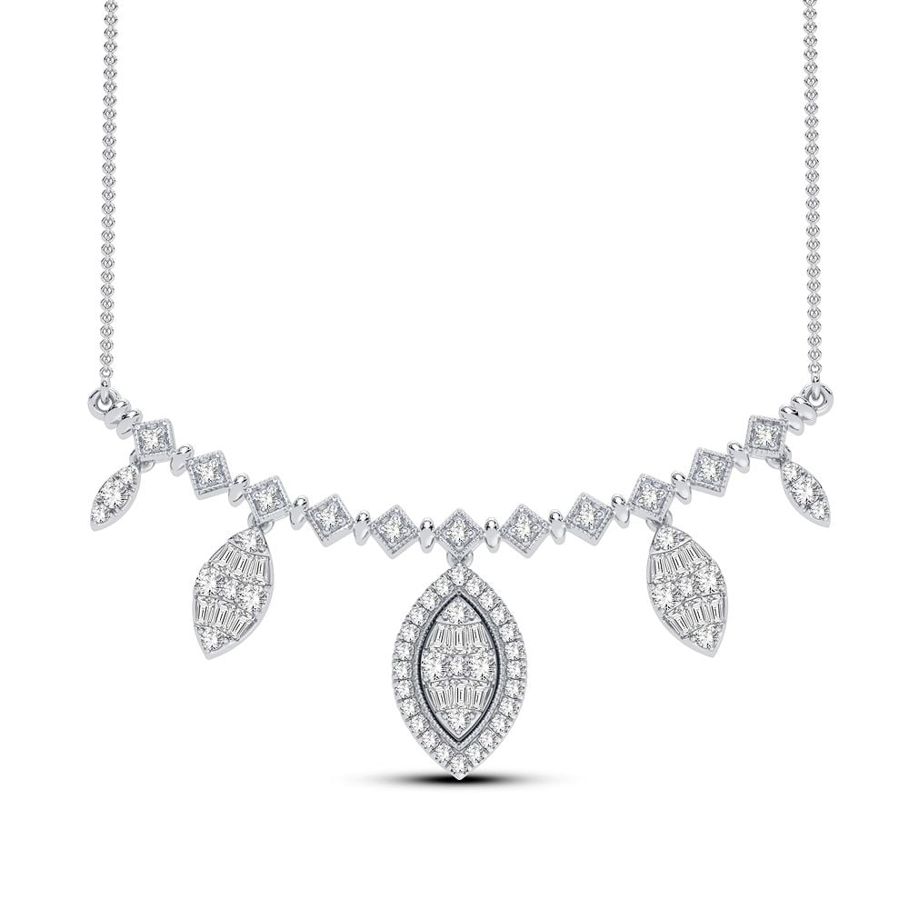 14K 0.83CT DIAM NECKLACE