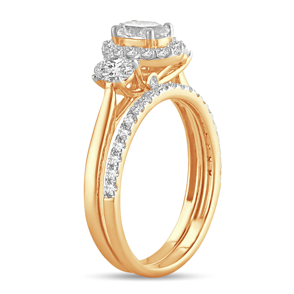 14K 1.20CT Diamond BRIDAL RING (New Arrival)