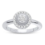 10K 0.17CT DIAMOND RING
