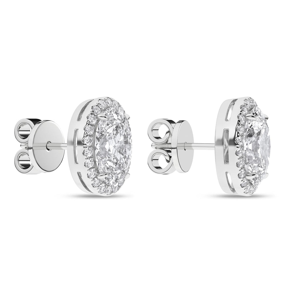 14K 2.25ct Certified Lab Grown Diamond Earrings