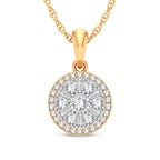 14K 0.25ct Diamond Pendant