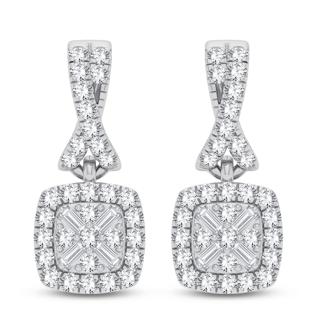 10K 0.33CT DIAMOND EARRING