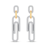 14K 0.33CT DIAMOND EARRING