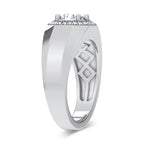 14K 1.12CT Certified Lab Grown Mens Ring