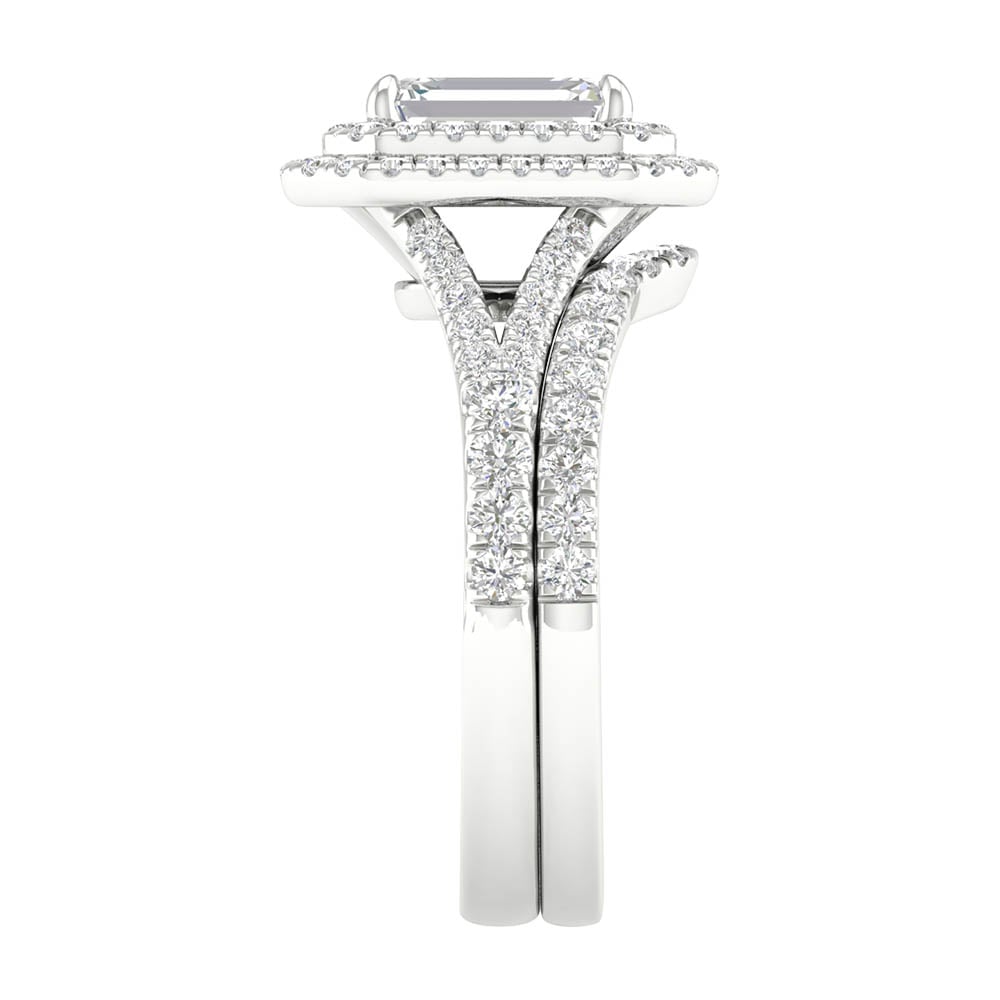 14K 1.75CT Lab Grown Bridal Set