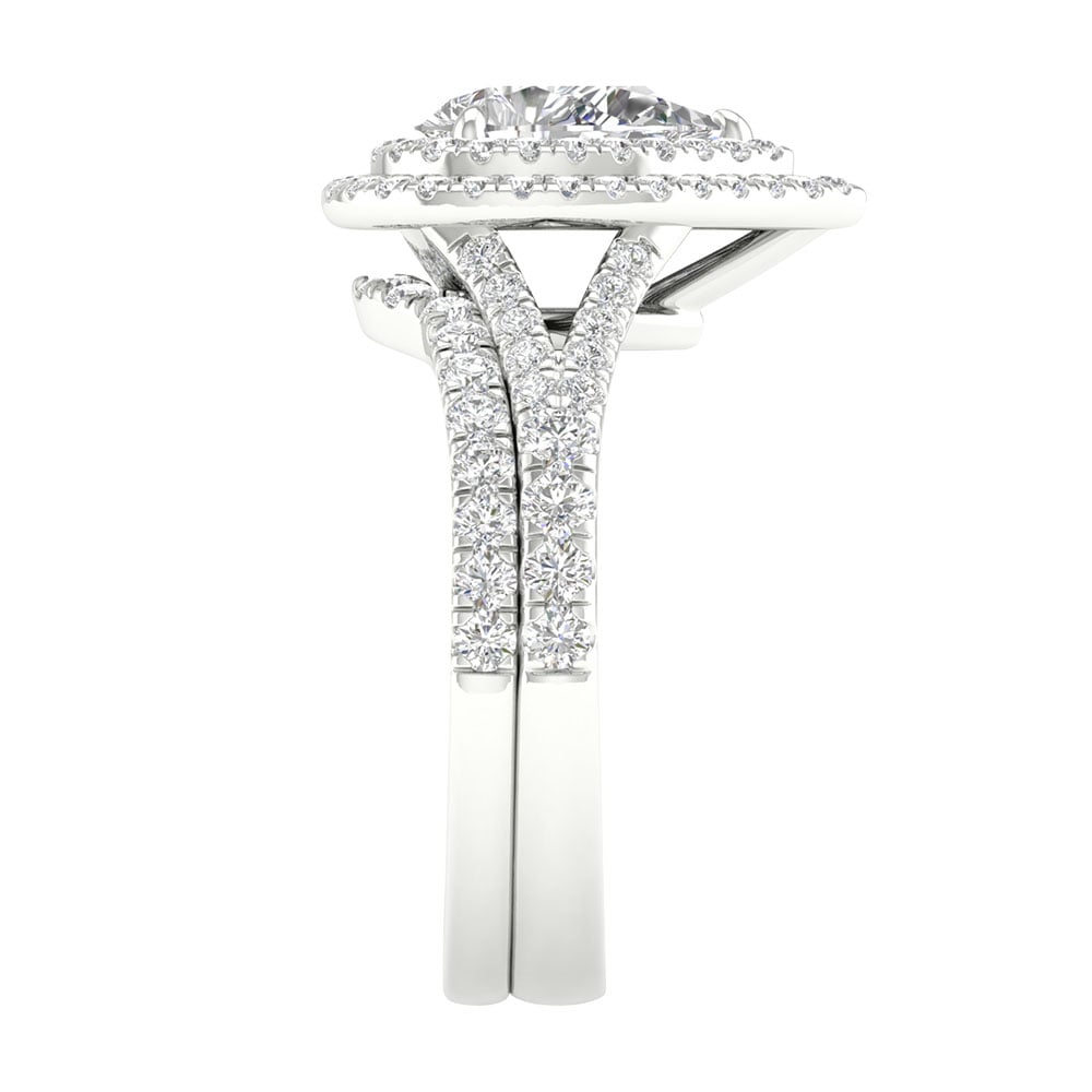 14K 1.95CT Lab Grown Diamond Bridal Ring