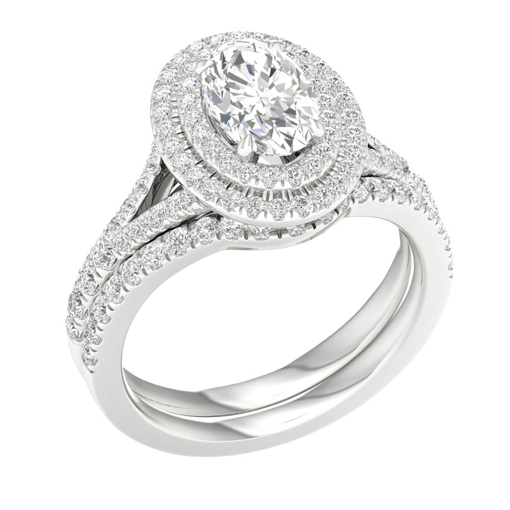 14K 2.25CT Lab Grown Diamond Bridal Ring