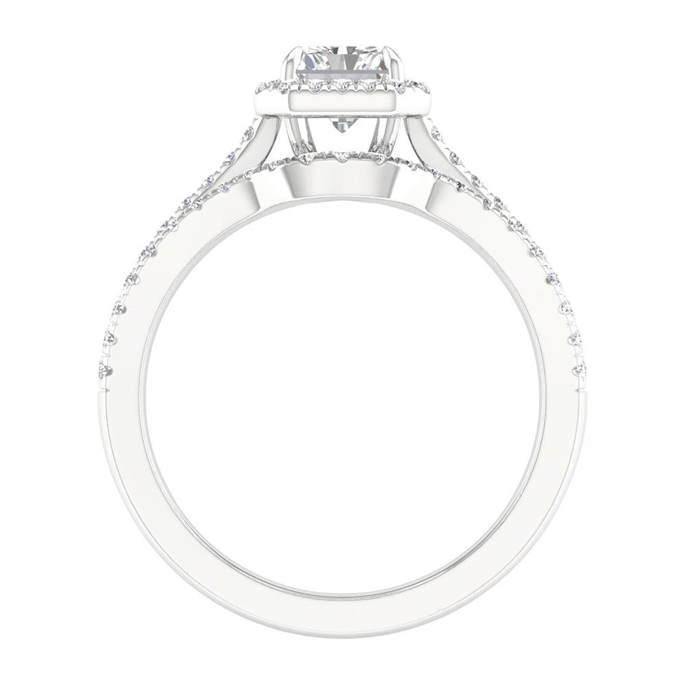 14K 1.75CT Lab Grown Diamond Bridal Ring