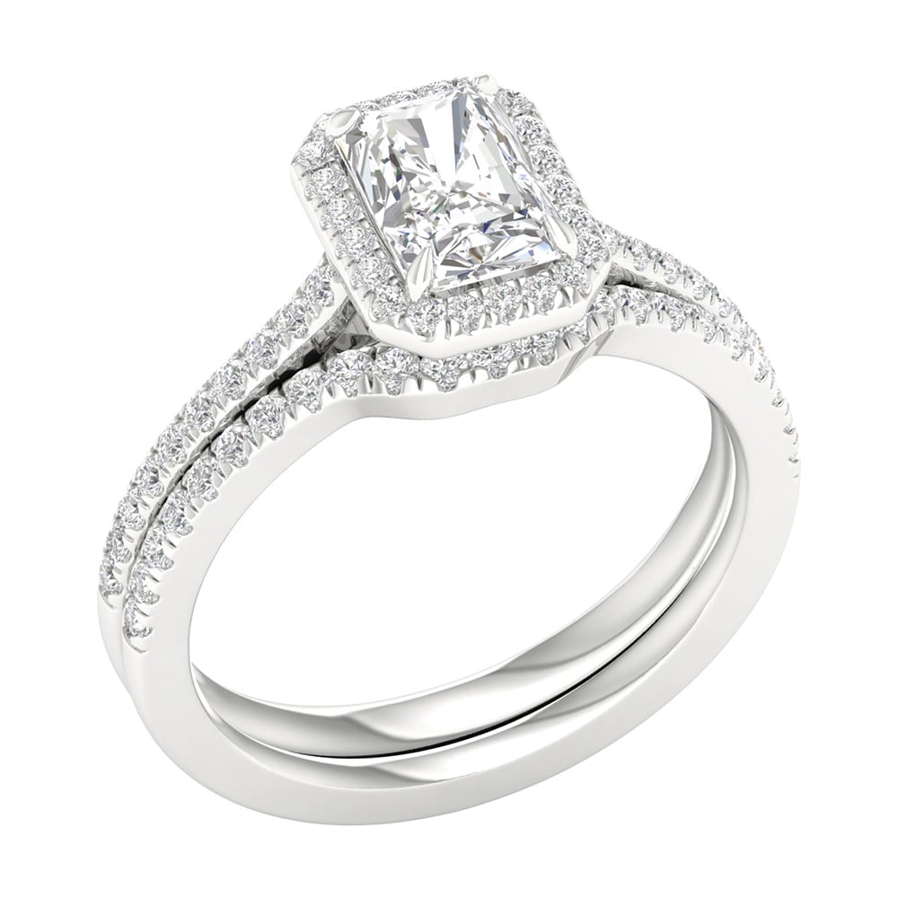 14K 1.75CT Lab Grown Diamond Bridal Ring