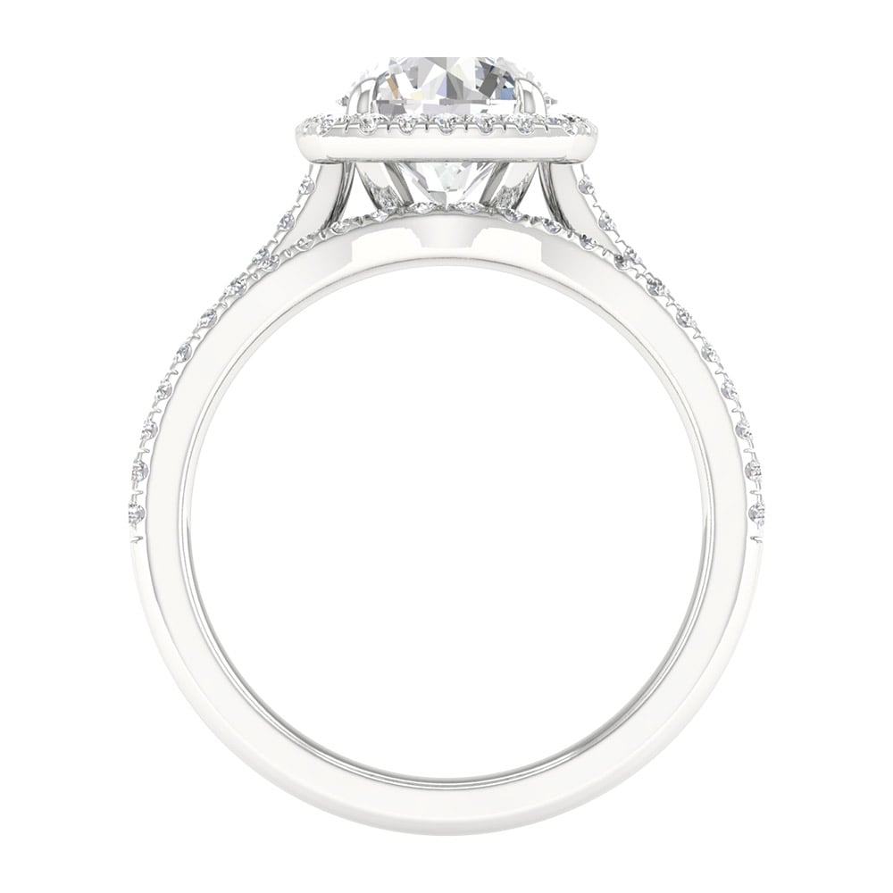 14K 1.95CT Certified Lab Grown Bridal Ring