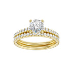 14K 2.50ct Lab Grown Diamond Bridal Set