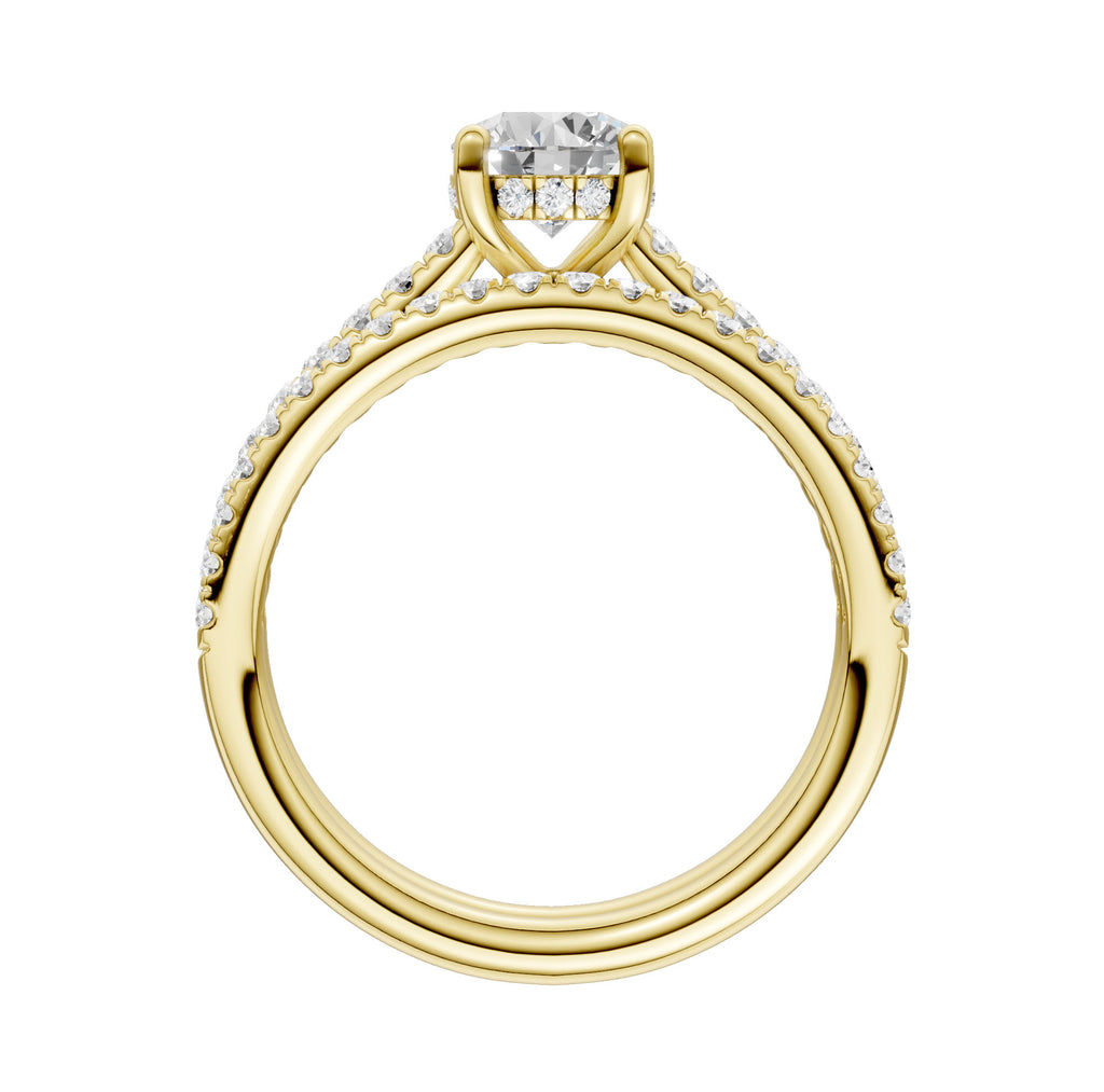 14K 2.50ct Lab Grown Diamond Bridal Set