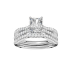 14K 1.40ct Lab Grown Diamond Bridal Set