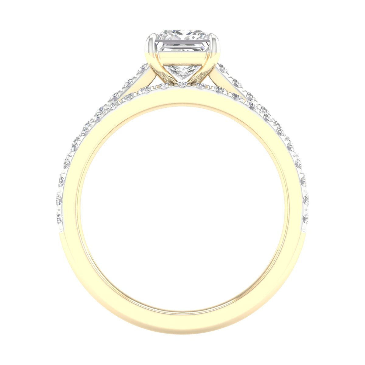 14K 1.50CT Certified Lab Grown Diamond Bridal
