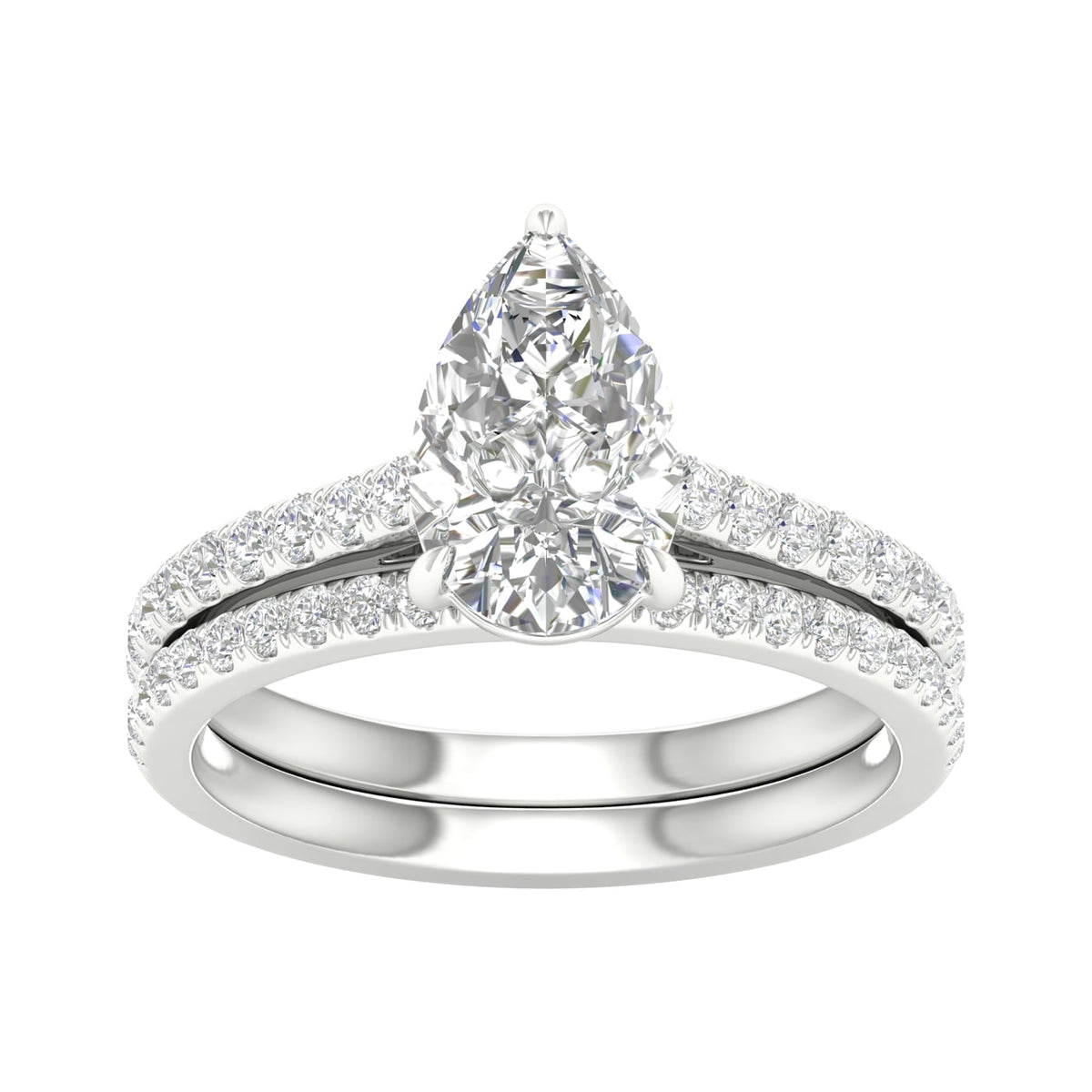 14K 1.50CT Certified Lab Grown Diamond Bridal